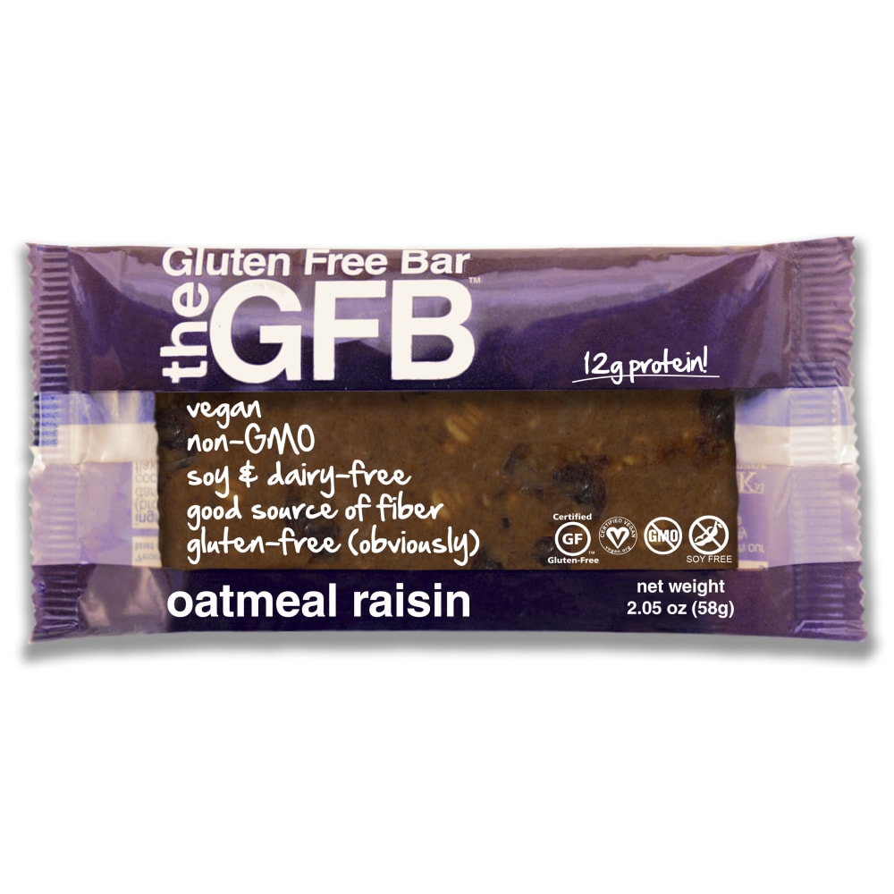 GFB- The Gluten-Free Bar, Oatmeal Raisin, 2.05 Oz,