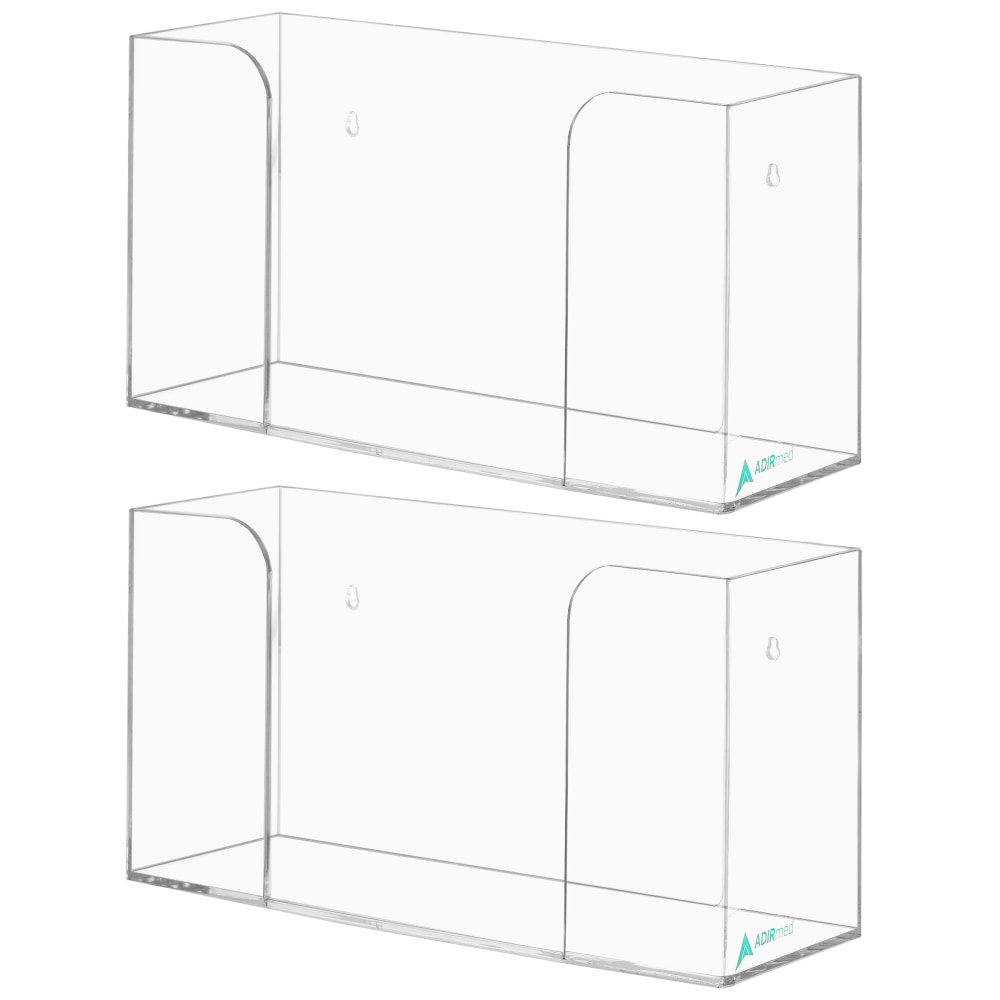 Alpine Acrylic Single Box Glove Dispensers, 5-1/3" x