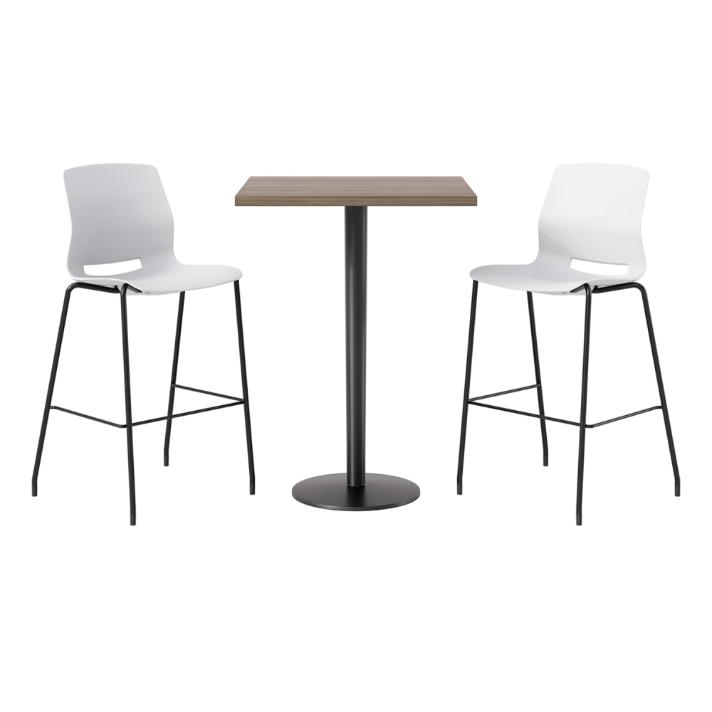 KFI Studios Proof Bistro Square Pedestal Table, Includes