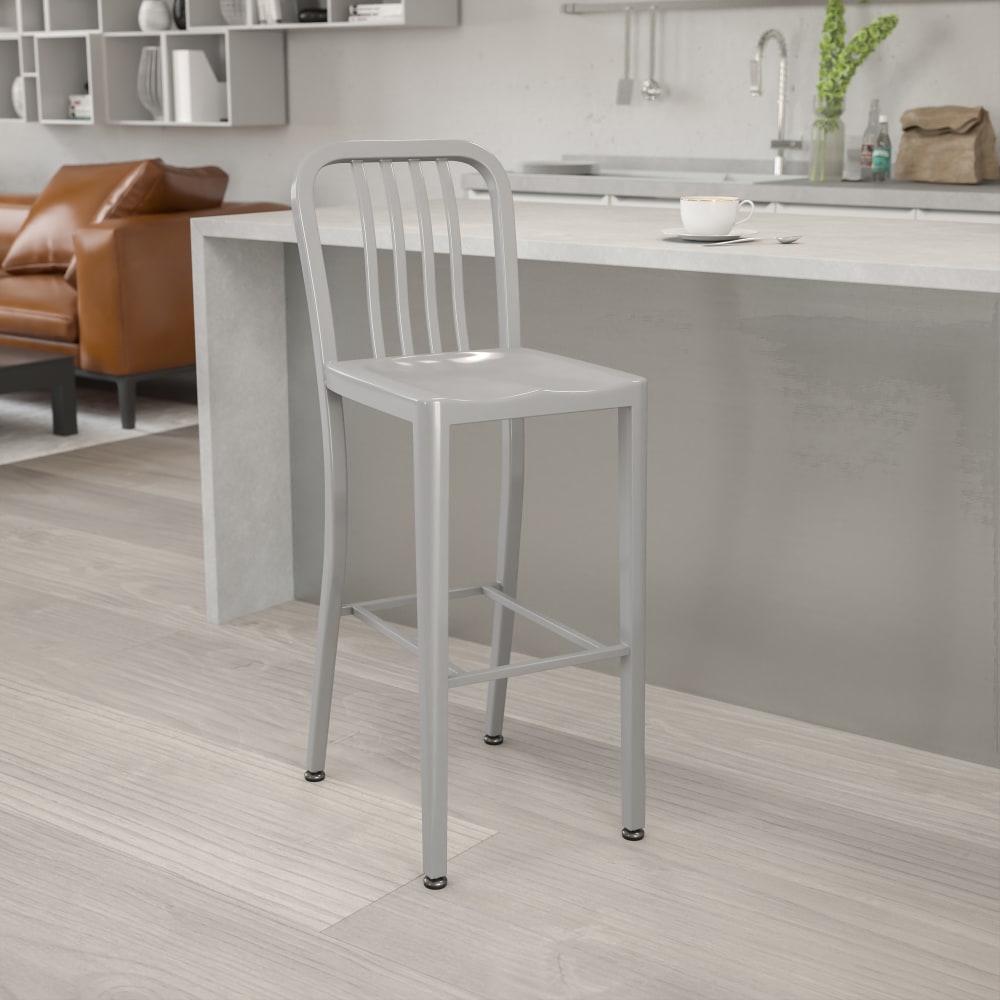 Flash Furniture Commercial-Grade 30"H Indoor/Outdoor Metal