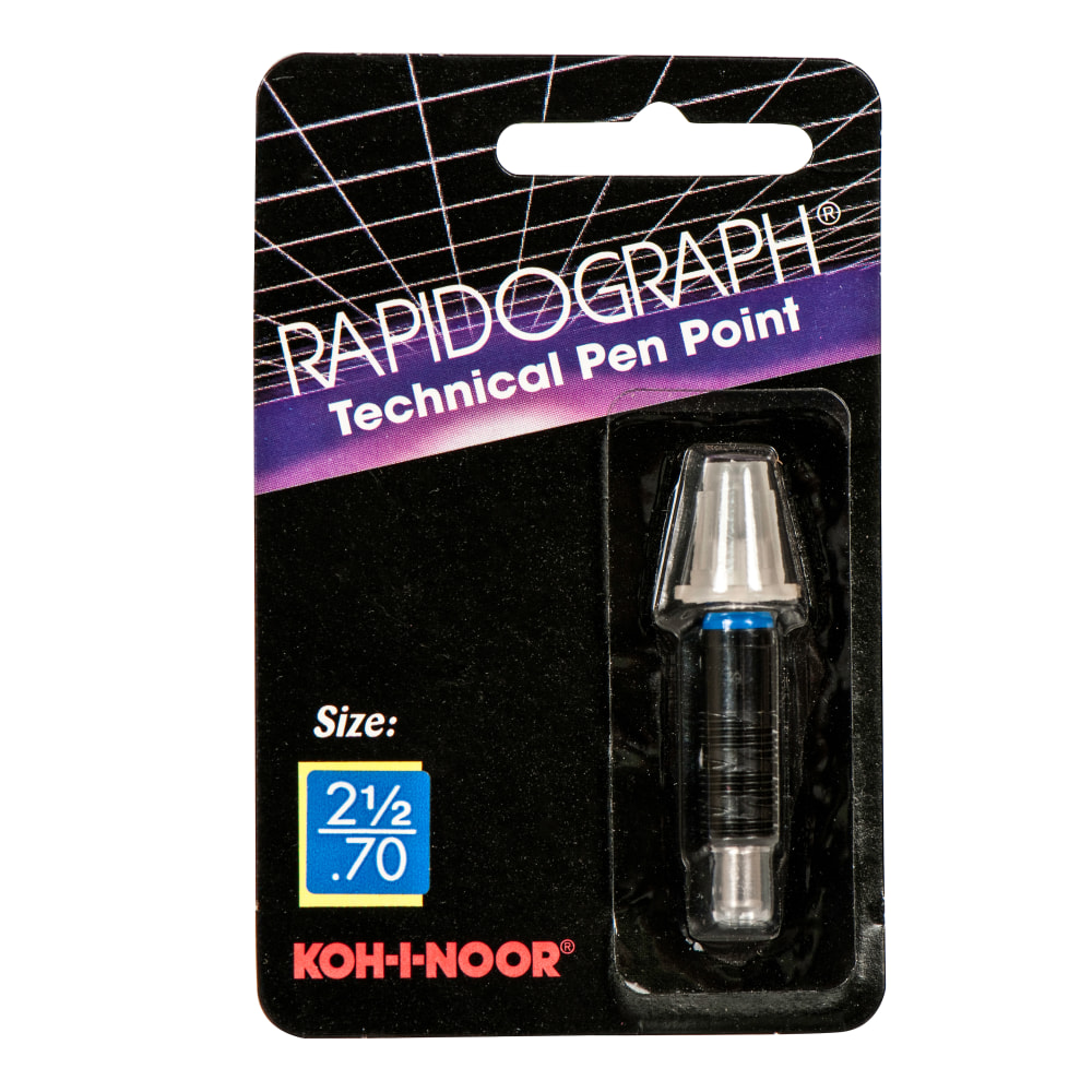 Koh-I-Noor Rapidograph No. 72D Replacement Point, 2.5, 0.7