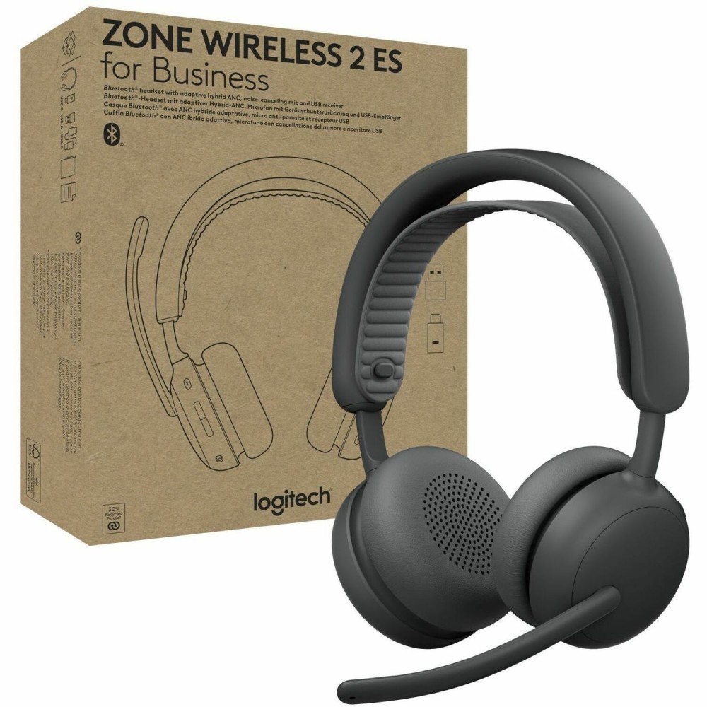 Logitech Zone Wireless 2 Es Hs Teams, 981001492