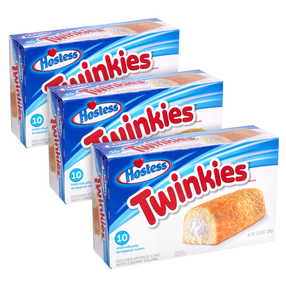 Hostess Twinkie Multipack, 13.58 oz, 10 Twinkies Per