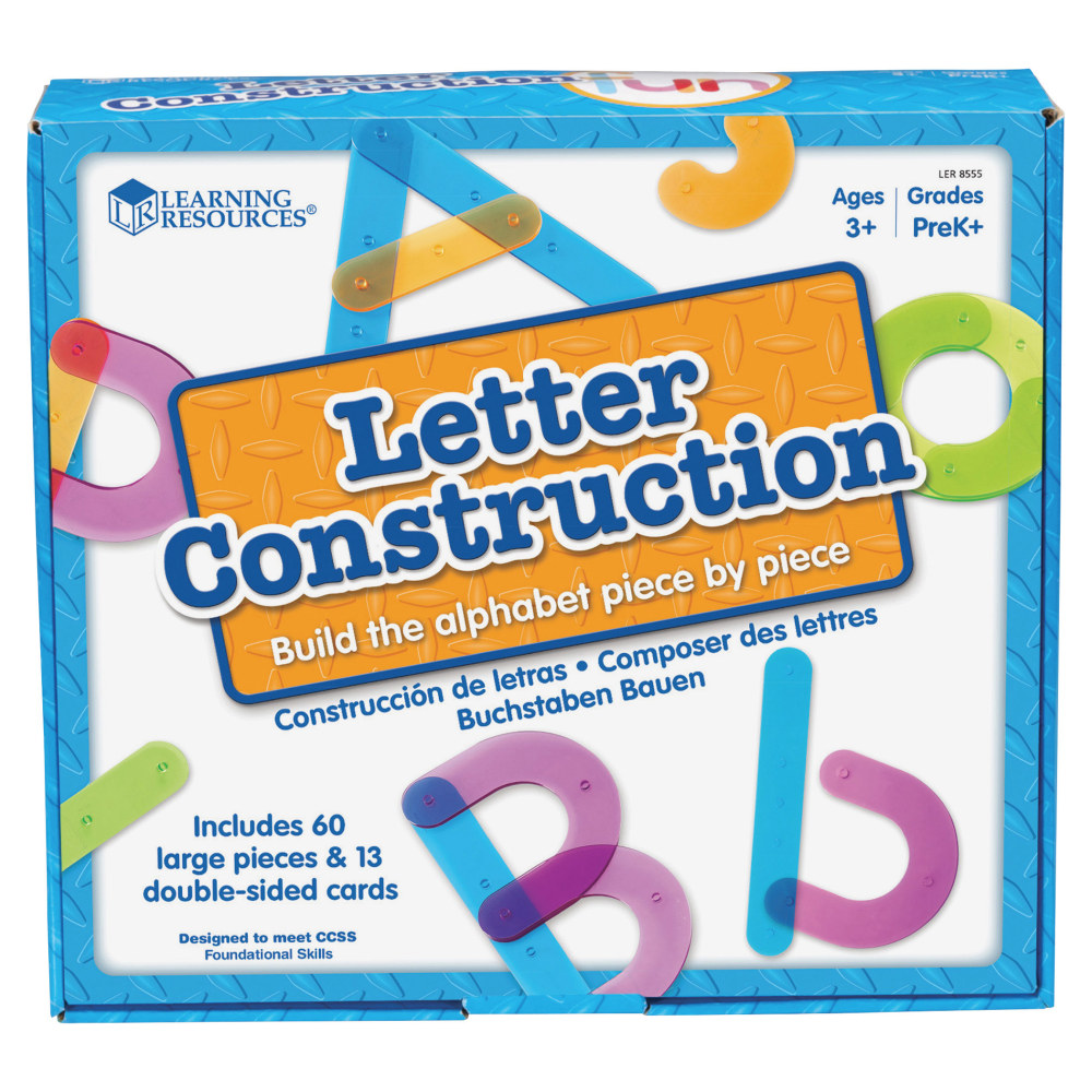 Learning Resources® Letter Construction Activity Set, Pre-K -