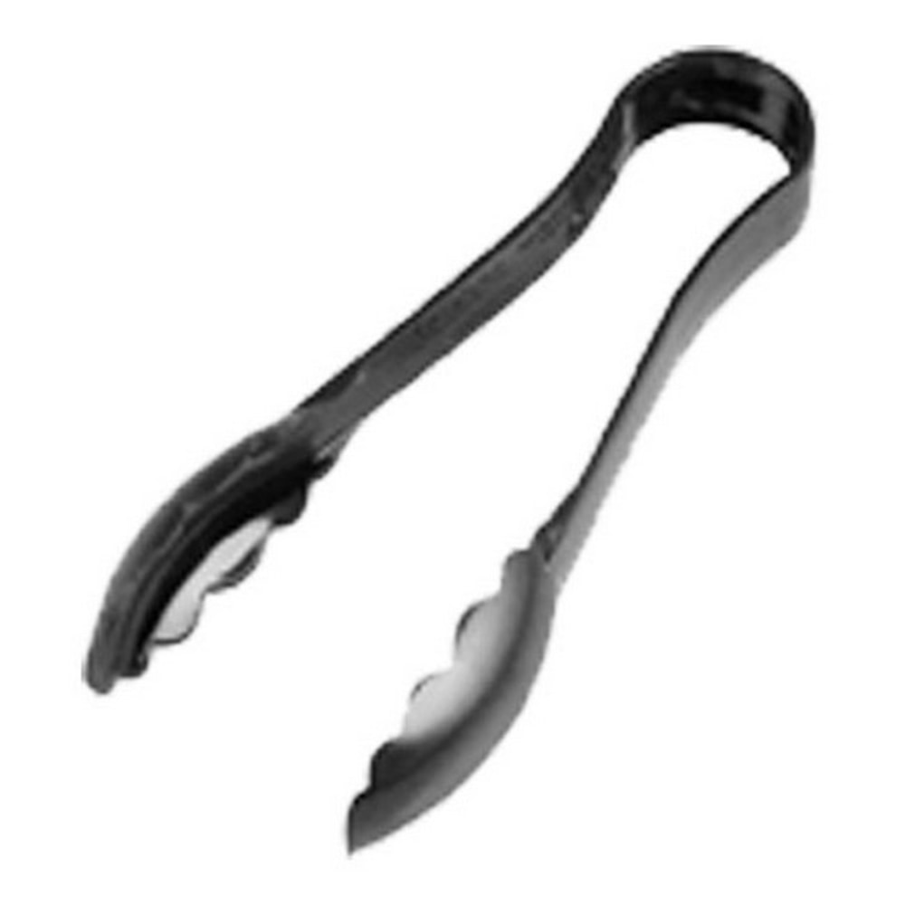 Cambro Camwear® Scallop-Grip Tongs, 6", Black