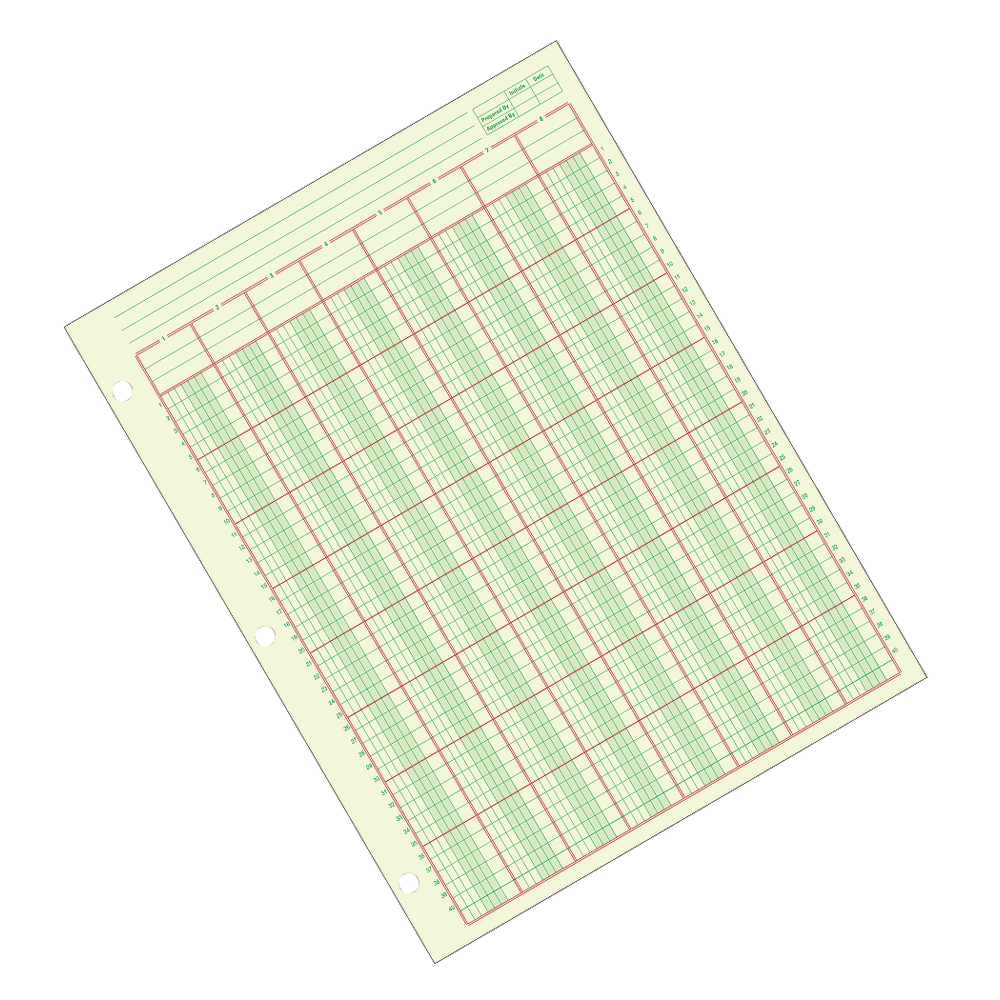 Adams® Analysis Pad, 8 1/2" x 11", 100