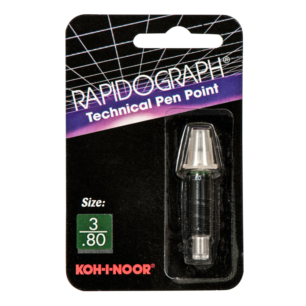 Koh-I-Noor Rapidograph No. 72D Replacement Point, 3, 0.8