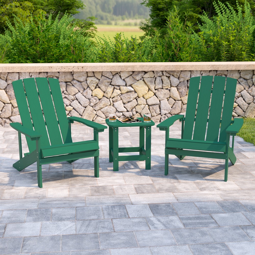 Flash Furniture Charlestown All-Weather Poly Resin Wood