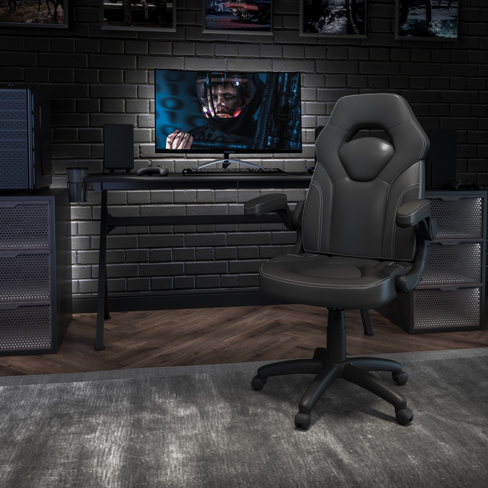Flash Furniture X10 Ergonomic LeatherSoft™ Faux Leather High-Back