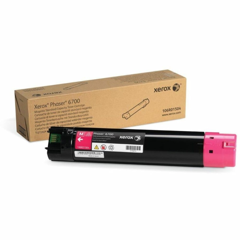 Xerox® 6700 Magenta Toner Cartridge, 106R01504
