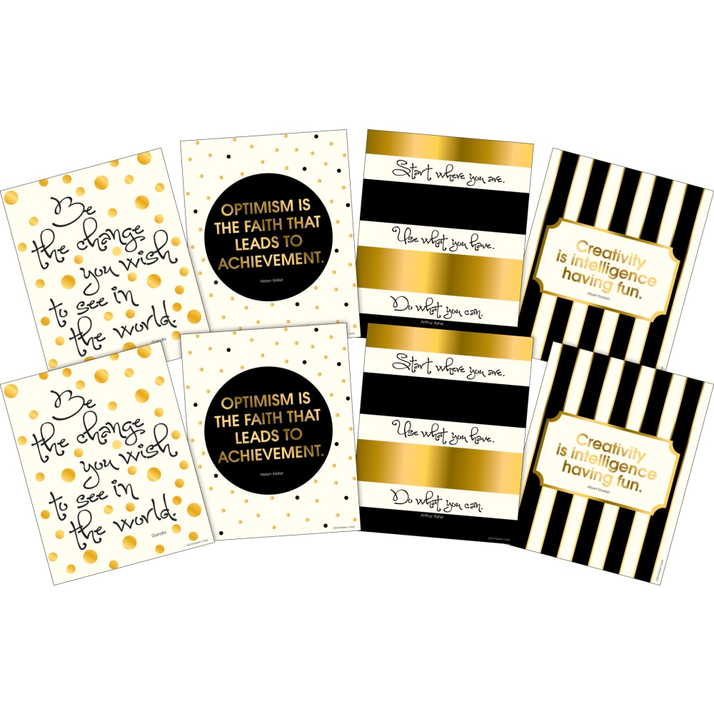 Barker Creek Art Prints, 8" x 10", Gold