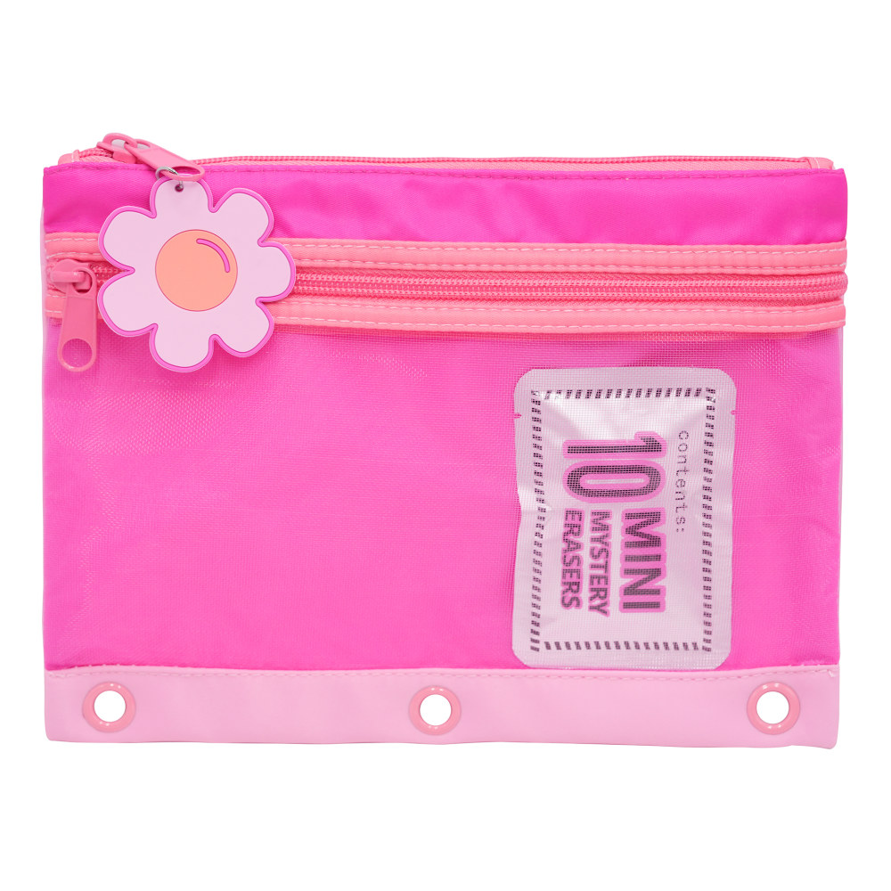 Office Depot® Brand 3-Ring Pencil Pouch With 10