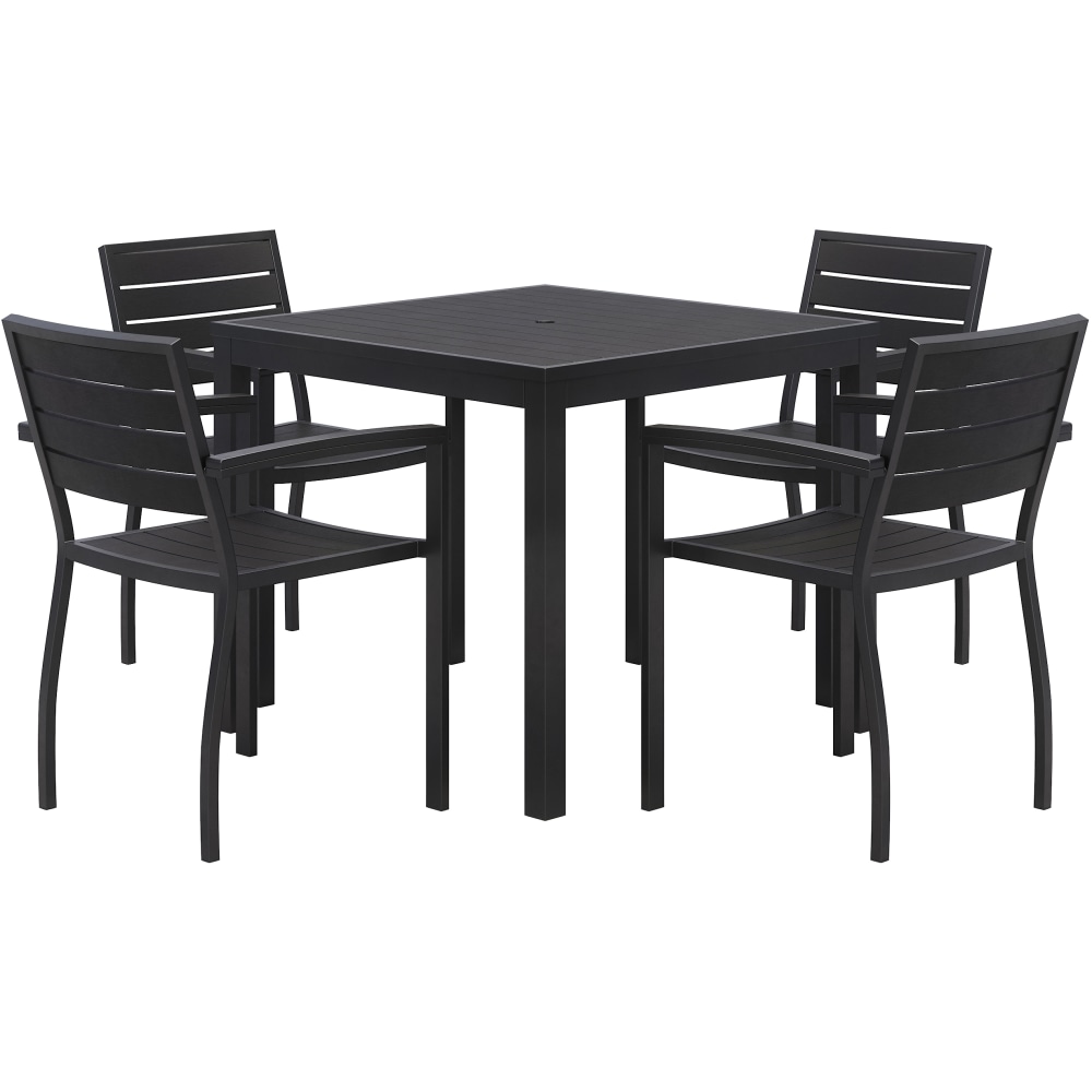 KFI Studios Eveleen 5-Piece Outdoor Patio Set, 33-13/16”H