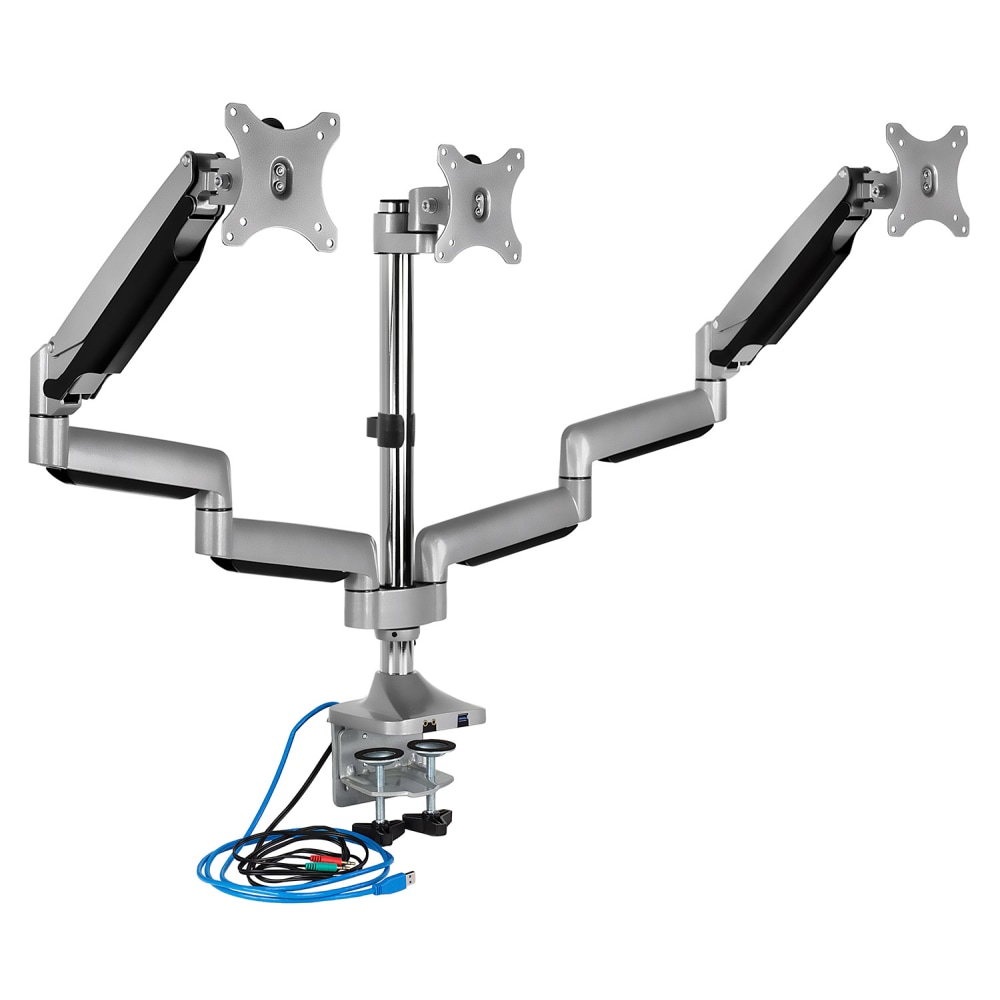 Mount-It! MI-2753 Triple-Monitor Mount, 15"H x 19"W x