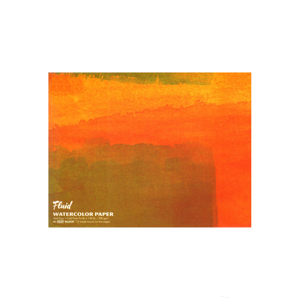 Global Art Fluid Watercolor Block, 18" x 24",