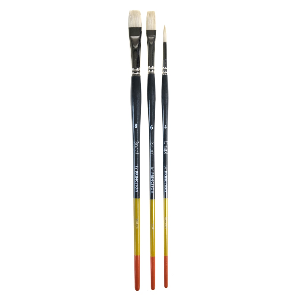 Princeton Snap Paint Brush Set, Set 4, Assorted