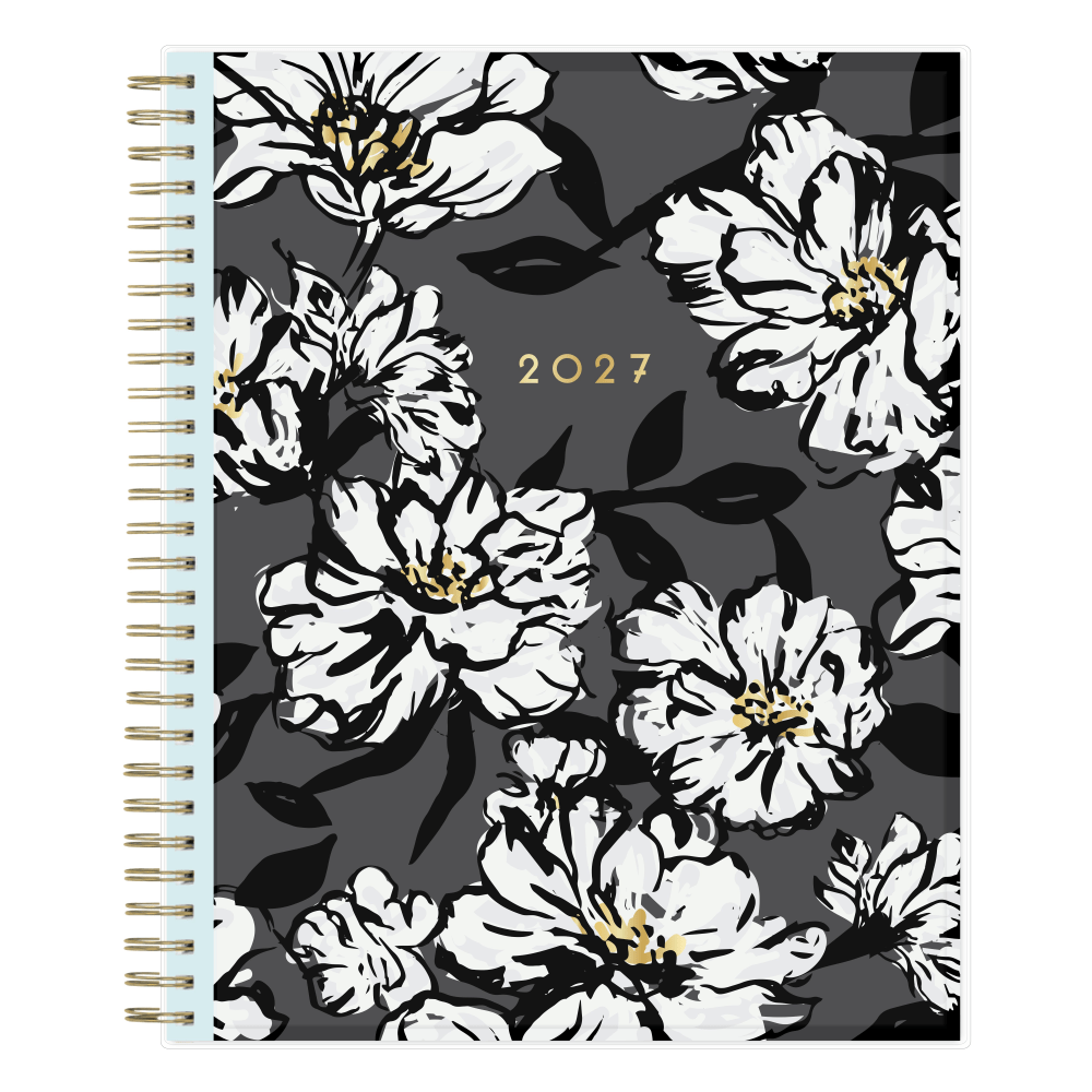 2027 Blue Sky Baccara Dark Monthly Planning Calendar,