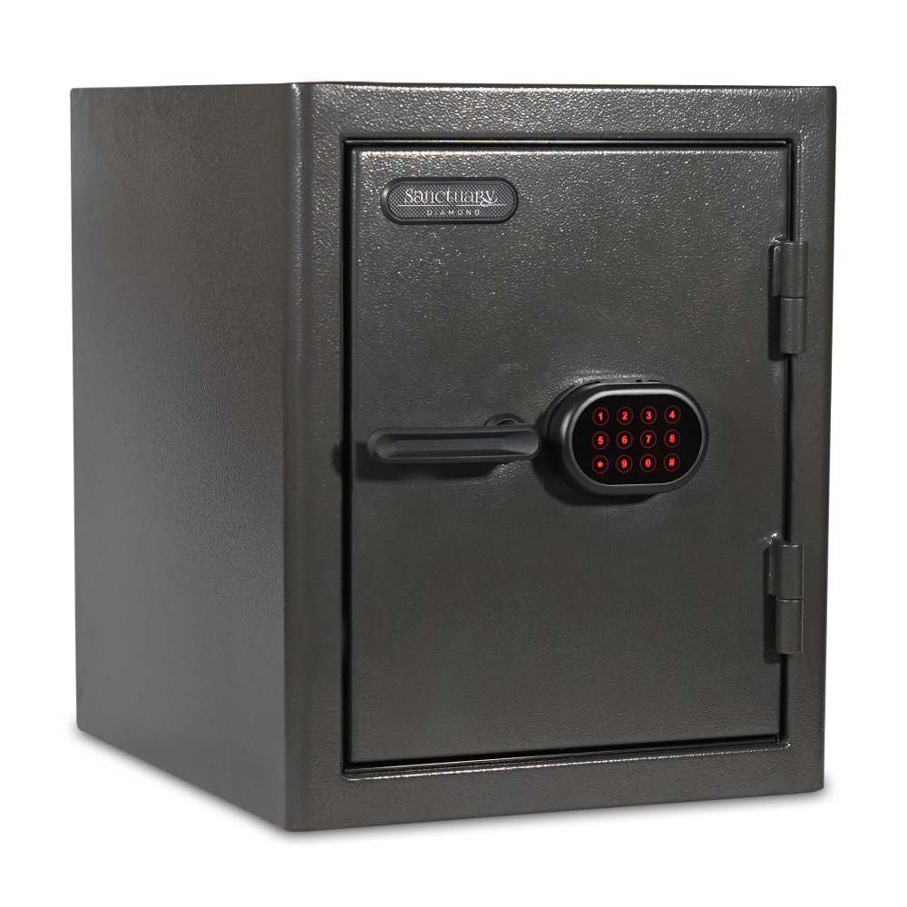 Sanctuary Diamond Fireproof/Waterproof Home And Office Safe With
