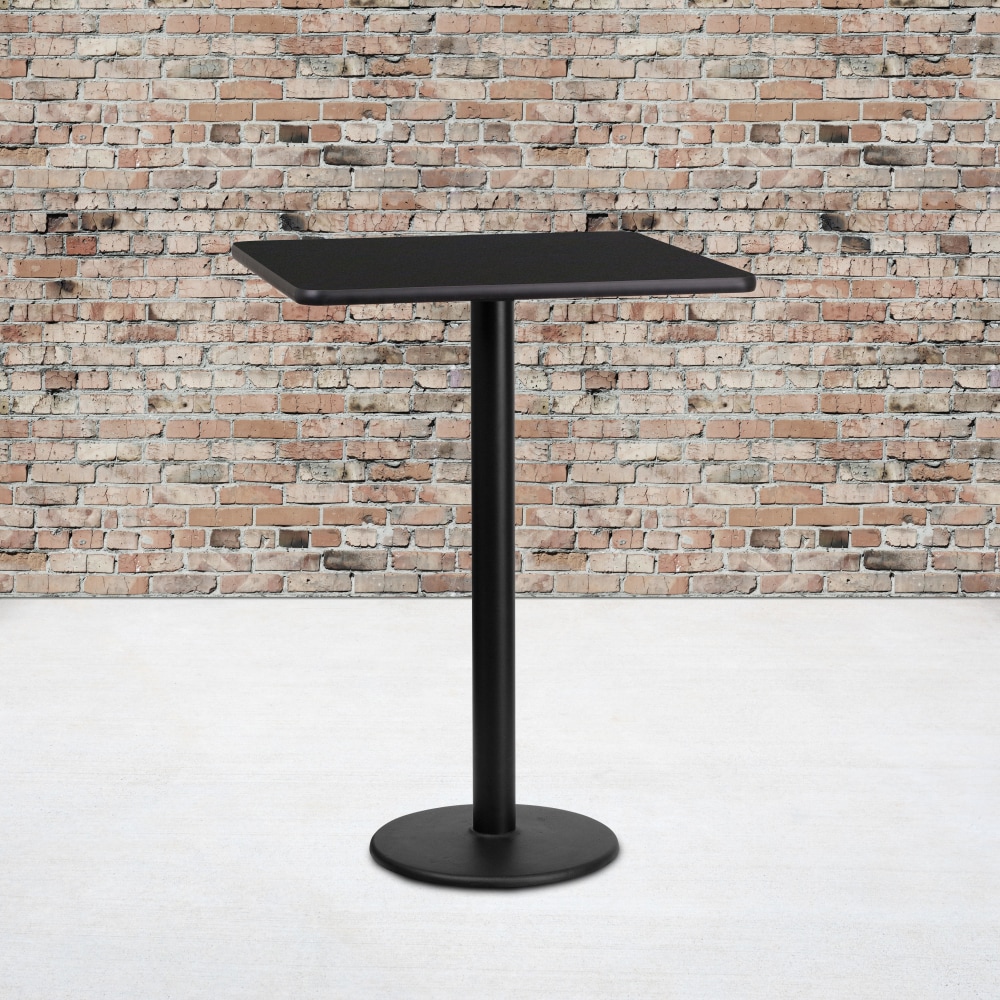 Flash Furniture Square Laminate Table Top With Round