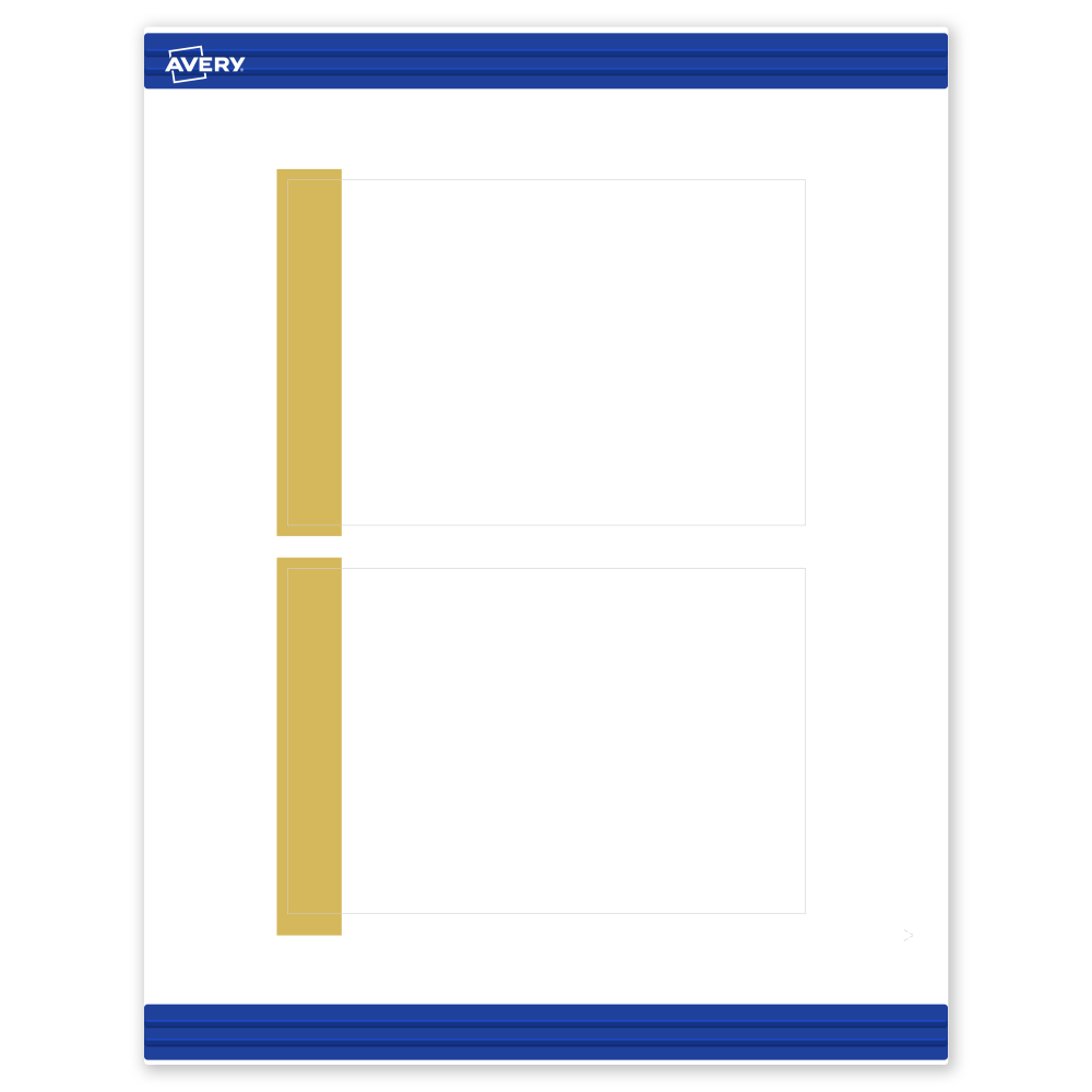 Avery® Printable Postcards With Sure Feed® Technology, 4"