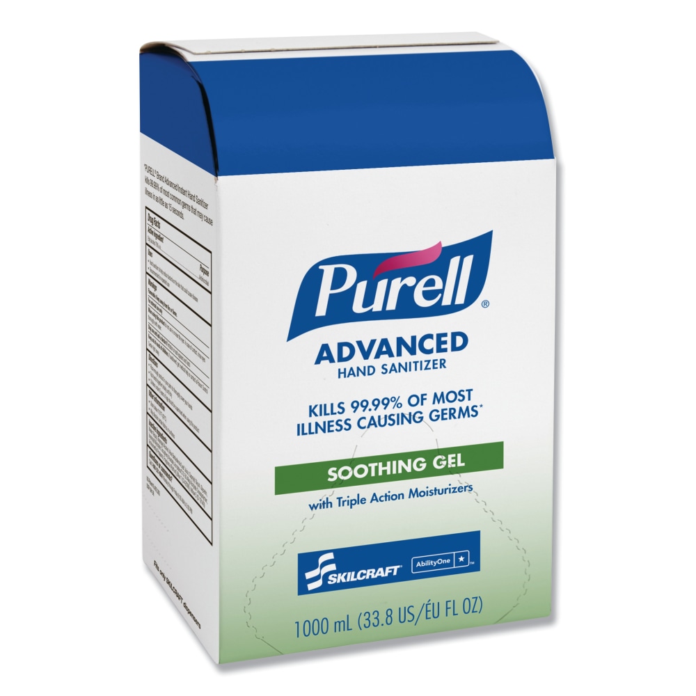 SKILCRAFT® Purell® Hand Sanitizer Pouches With Aloe, 33.8
