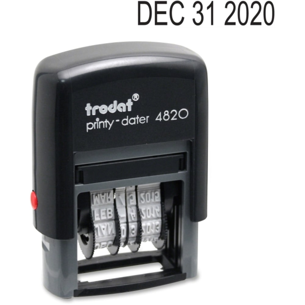 Trodat 4820 Self-Inking Stamp, Date Only, 3/8" x