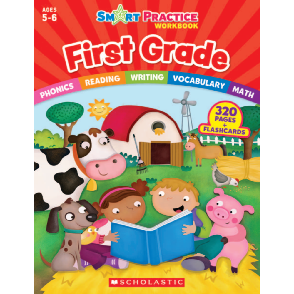 Scholastic Smart Practice Workbook With 48 Flash Cards,