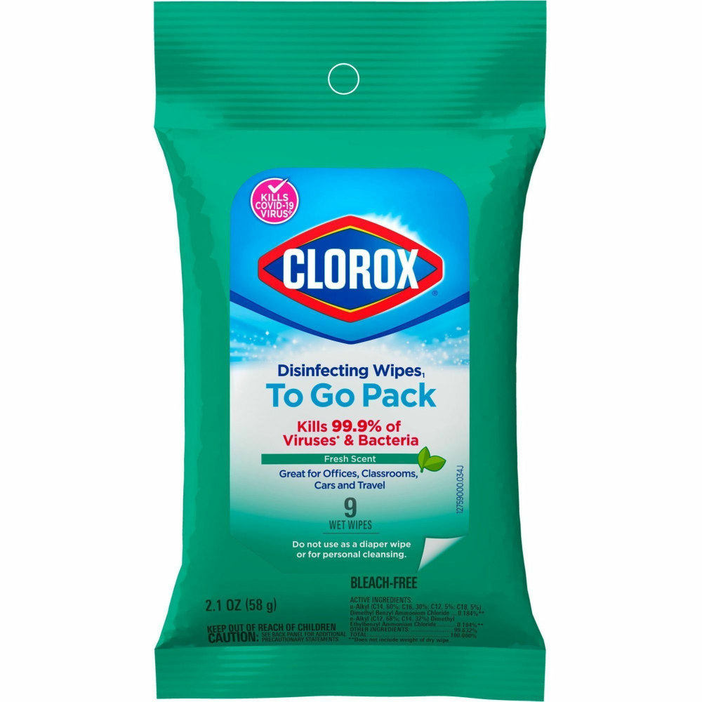 Clorox Bleach-Free Disinfecting WipesTo-Go Pack - Fresh Scent
