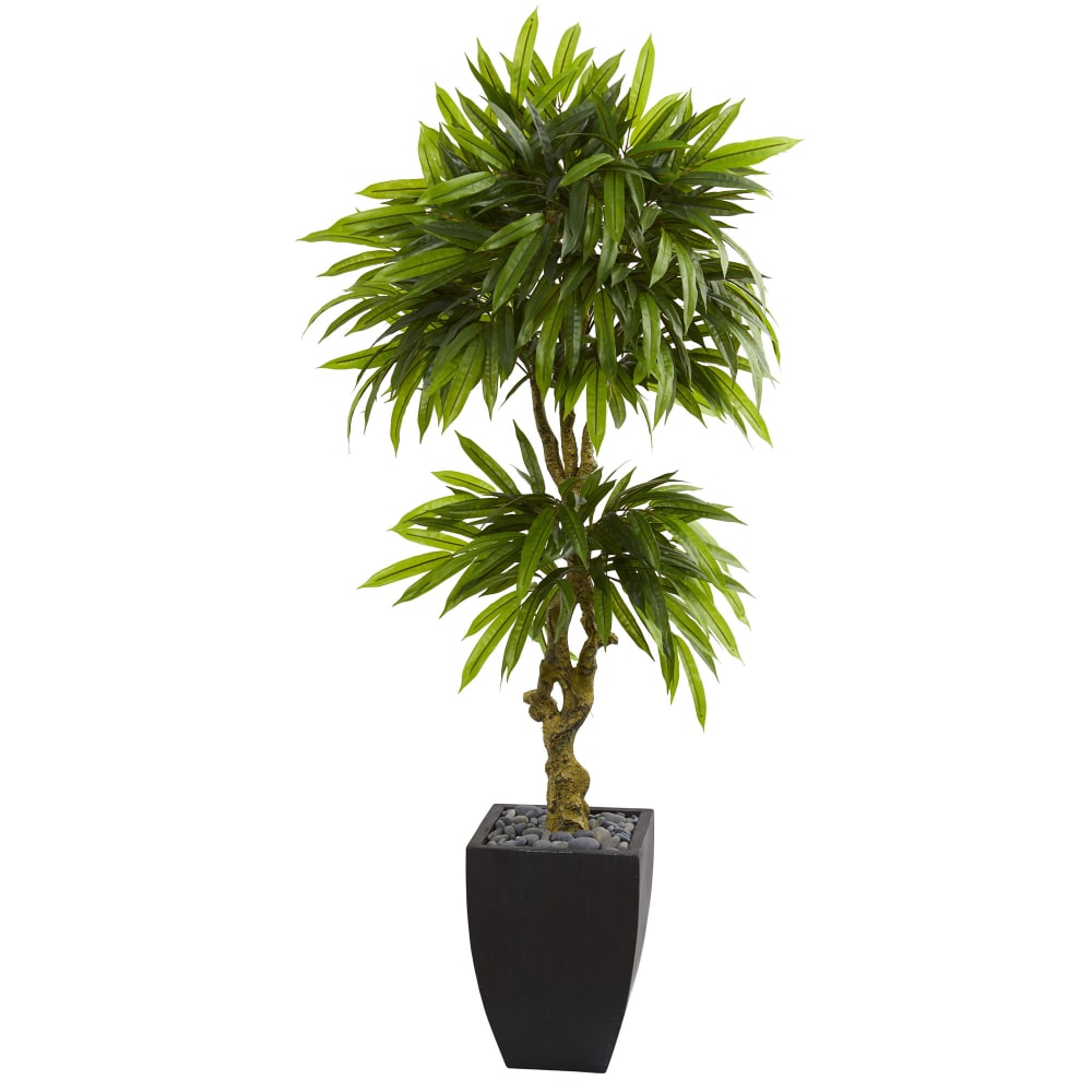 Nearly Natural 5-1/2&#x27;H Polyester Artificial Mango Tree With