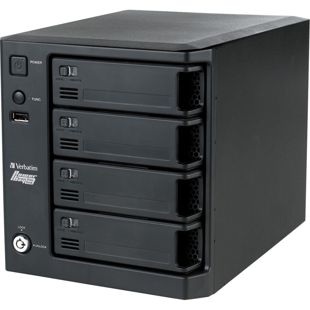 Verbatim PowerBay Quad Drive NAS - NAS server
