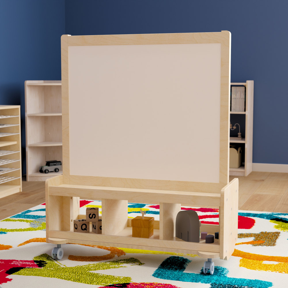 Flash Furniture Bright Beginnings Commercial Wood Dual-Sided