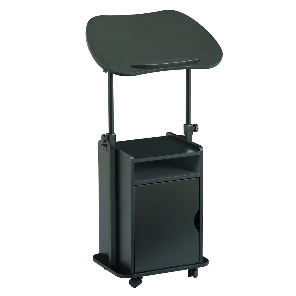 Techni Mobili 24”W Sit-to-Stand Rolling Adjustable Height Laptop