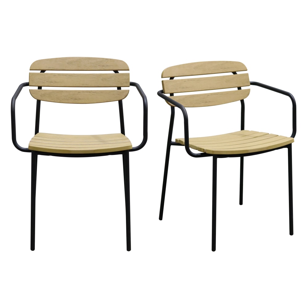 Eurostyle Kalmar Stackable Outdoor Furniture Armchairs,