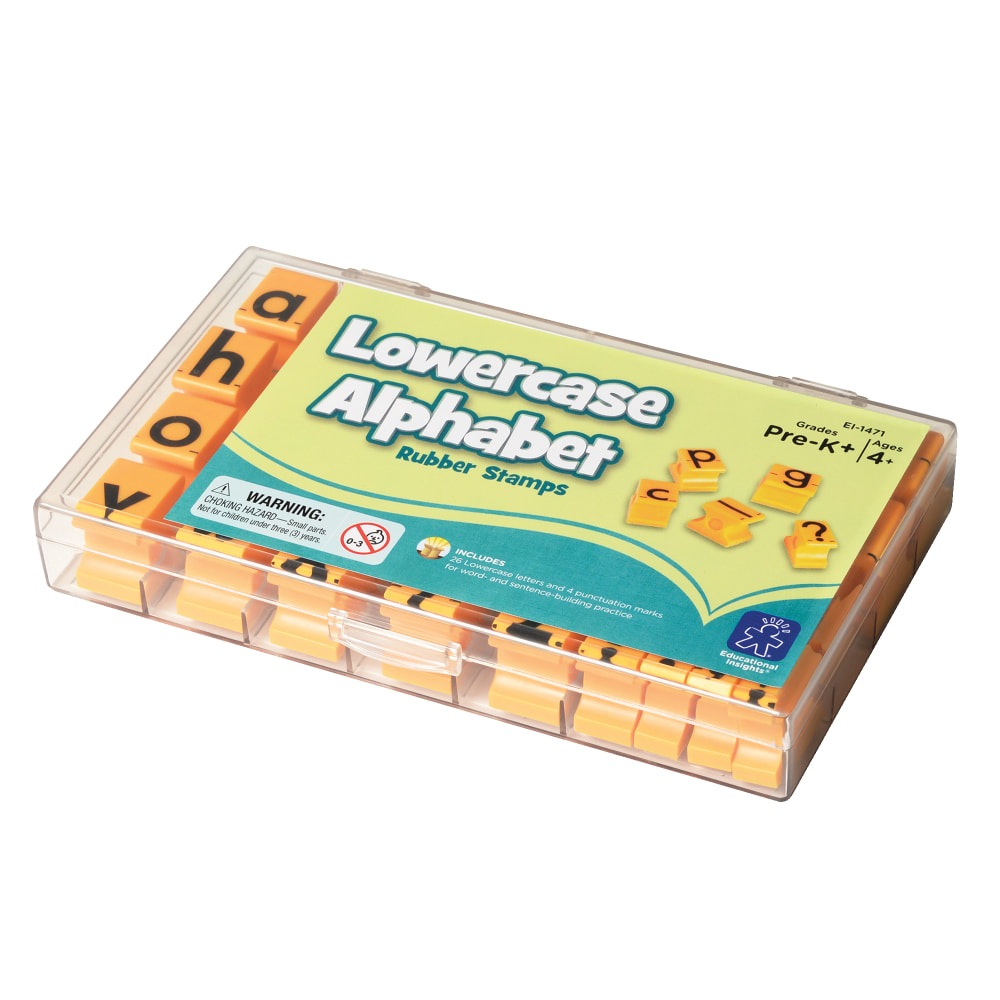 Educational Insights® Lowercase Alphabet Stamps, 5/8",