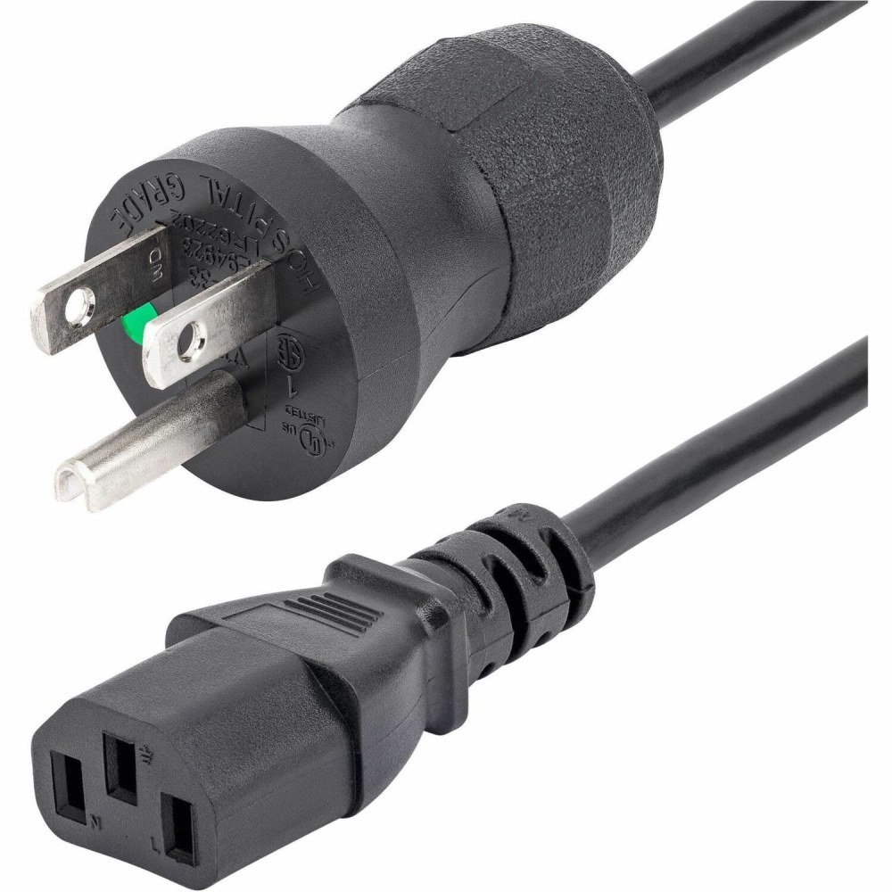 StarTech.com Hospital Grade Power Cord, 3'