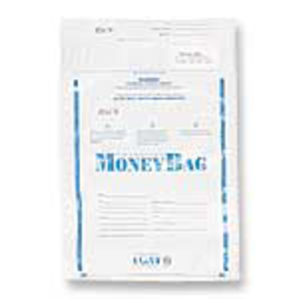 PM™ Company Opaque Disposable Plastic Deposit Bags, 9"