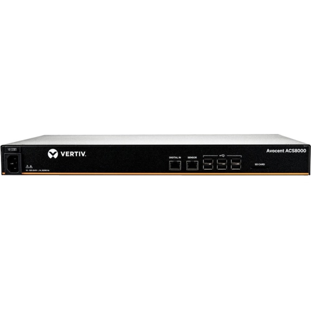 Avocent 8-Port ACS8000 Console System With Single AC