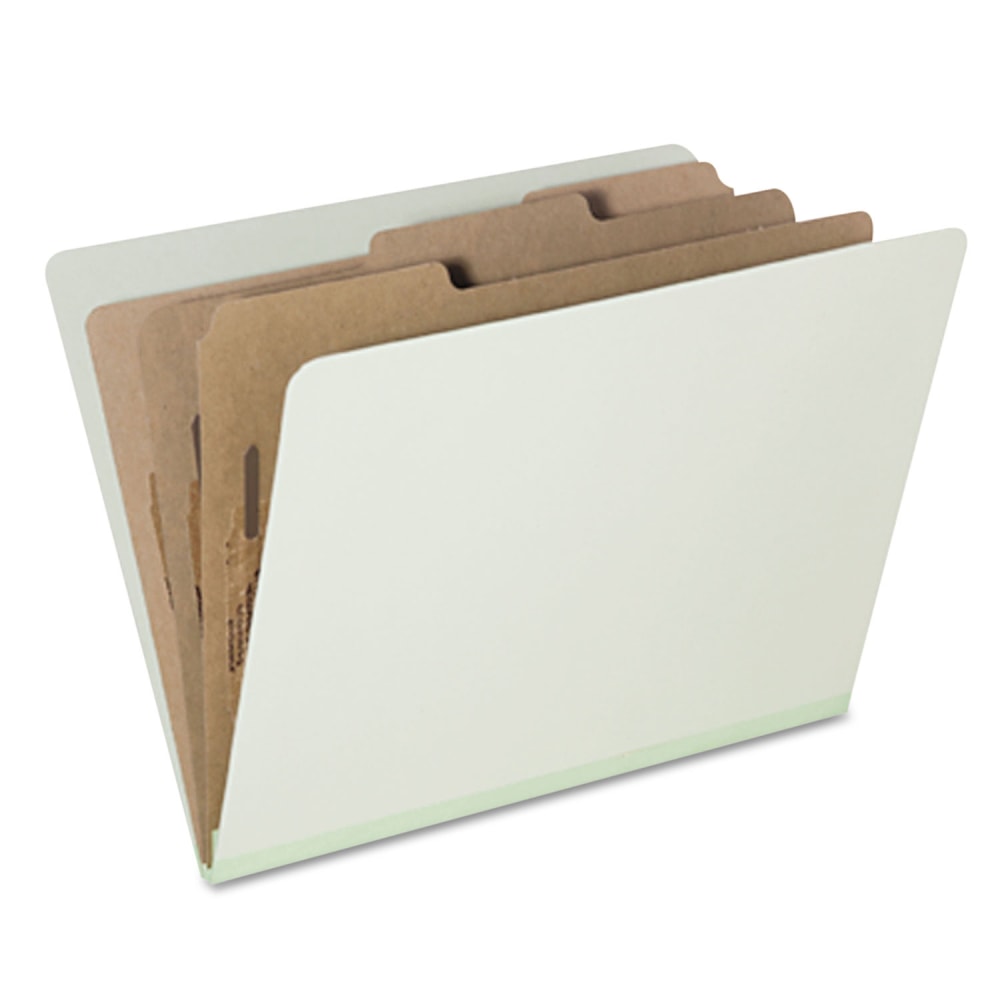 SKILCRAFT® Pressboard Classification Folders, Letter Size,