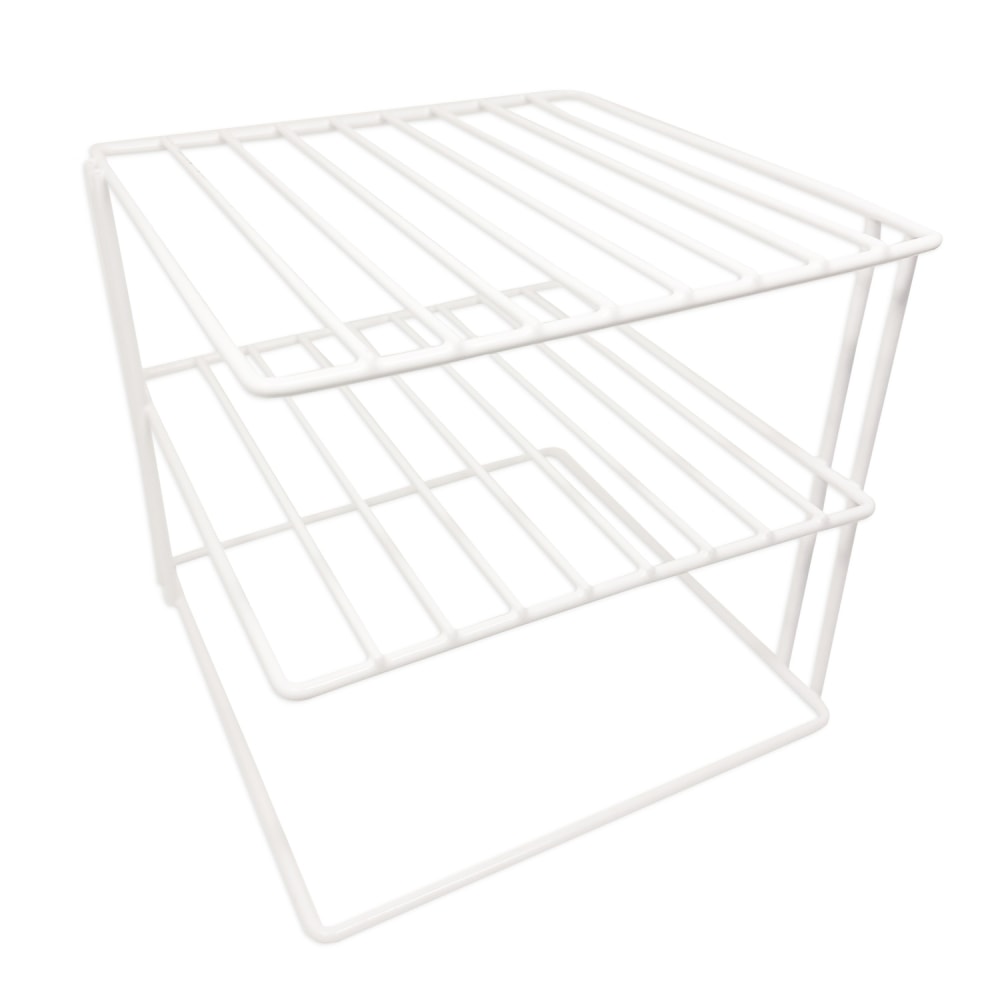 Better Houseware Coated Steel Corner Storage Rack, 2-Shelves,