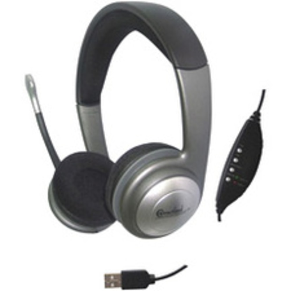 Syba Connectland USB Stereo Headset - Headset -