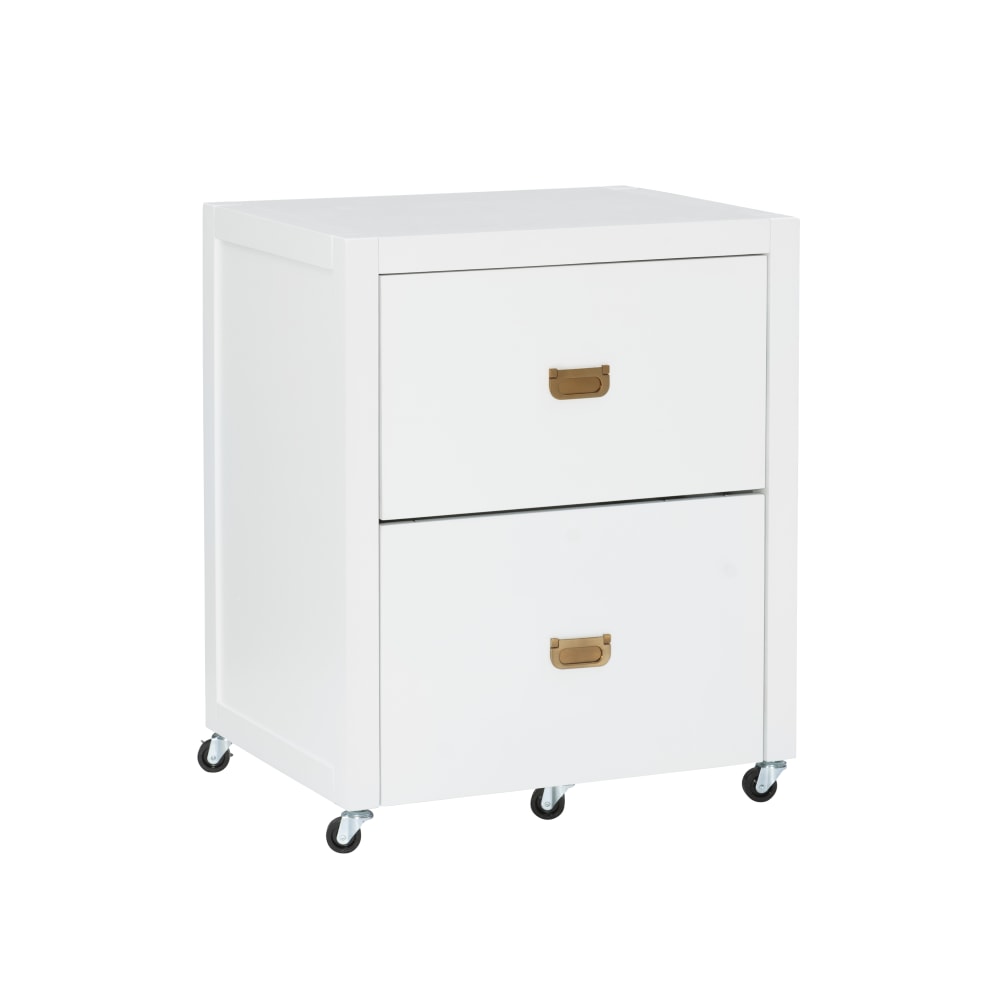 Linon Ari 22"W x 17"D Lateral 2-Drawer Mobile