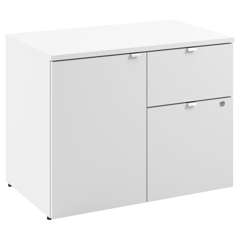 Stratus 30W Office Storage Cabinet with Drawers, White,