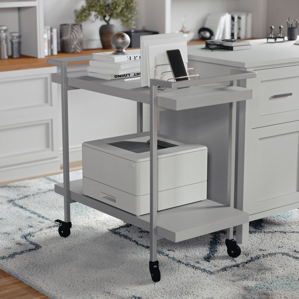 Martha Stewart Liam 2-Tier Office Storage And Printer