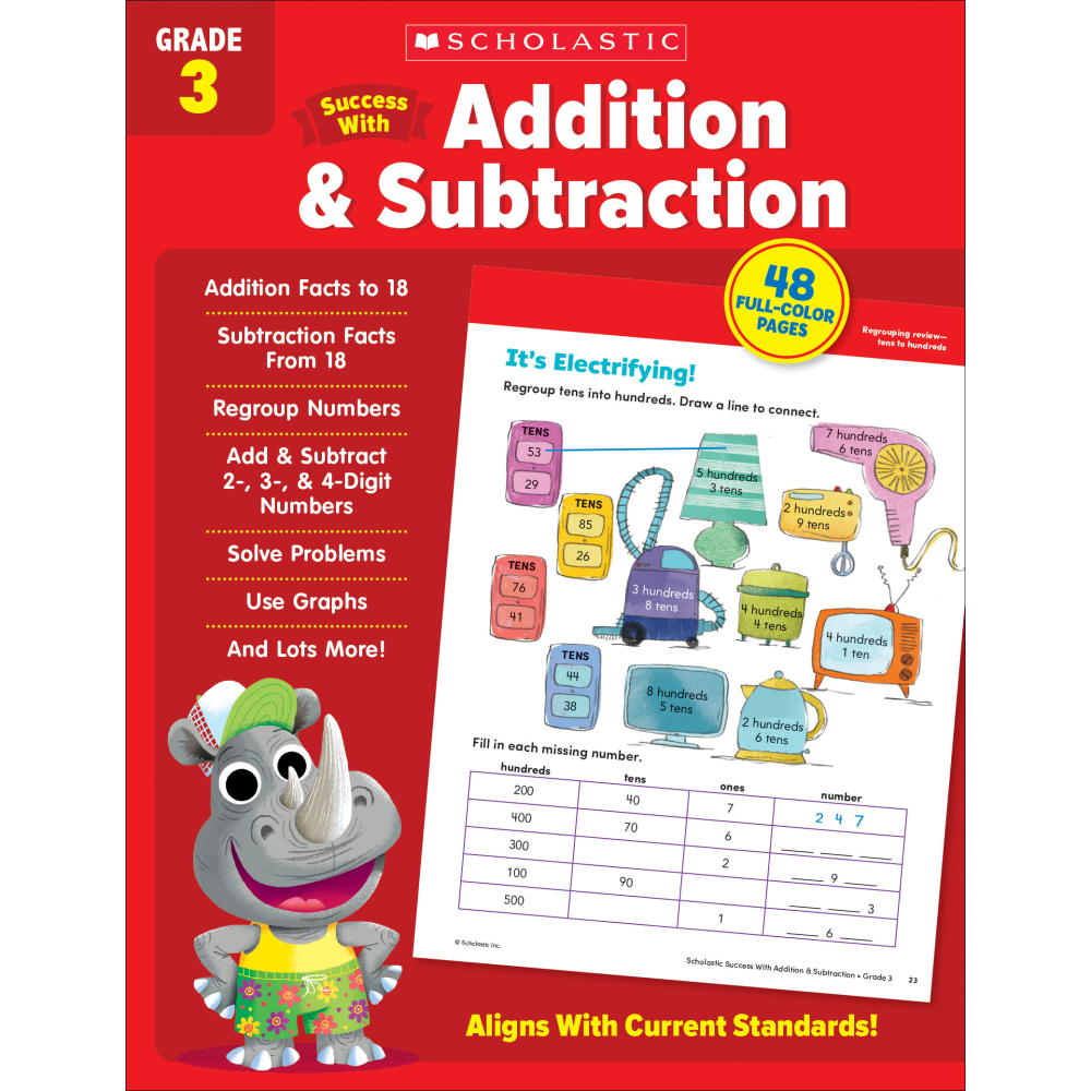 Scholastic Success With Addition & Subtraction Workbook,