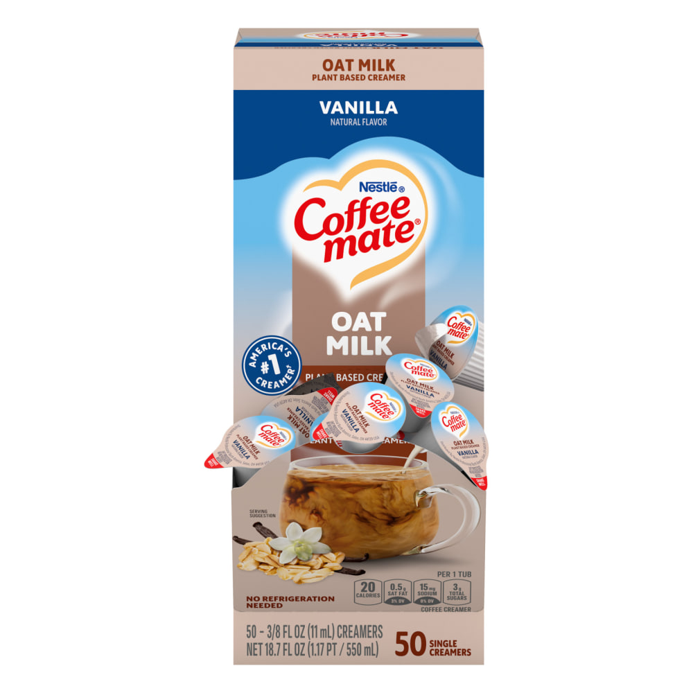 Coffee mate Oat Milk Vanilla Liquid Creamer Singles