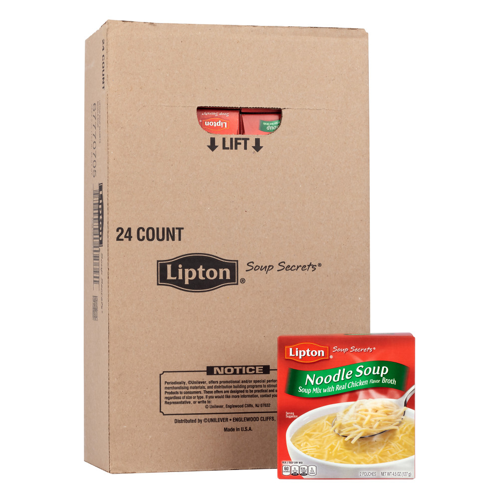 Lipton Savoury Noodle Soup, 4.5 Oz, Pack Of