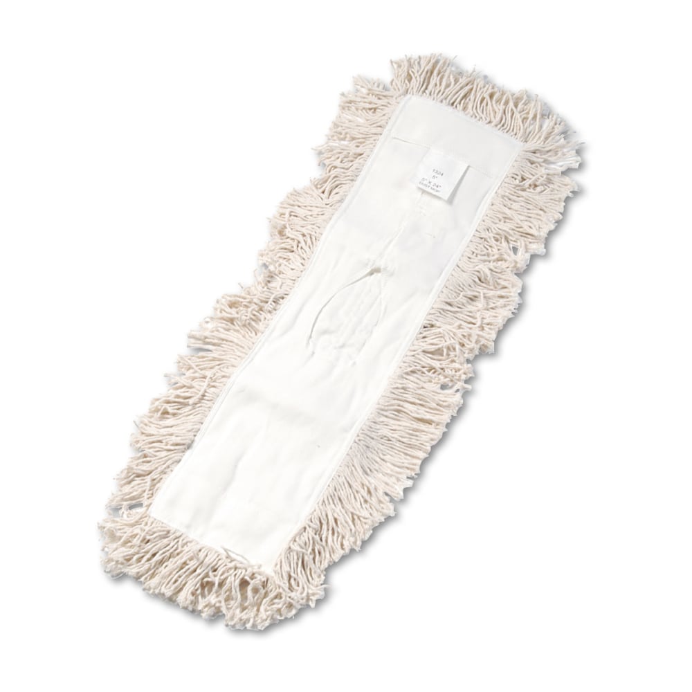 Boardwalk® Industrial Cotton Dust Mop Head, 24" x