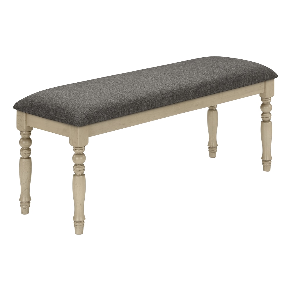 Monarch Specialties Avis Bench, 20-1/4”H x 47-1/2”L x
