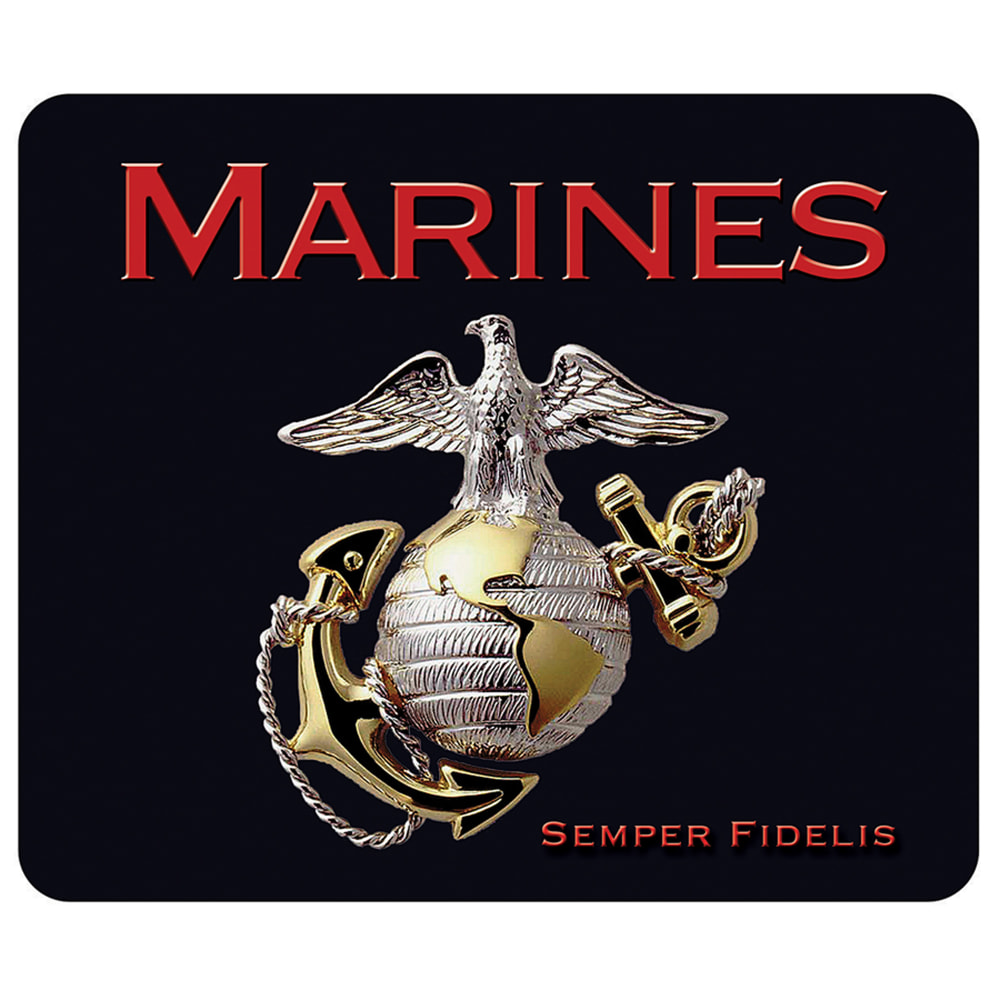 Integrity Mouse Pad, 8.5" x 10", Marines Pride