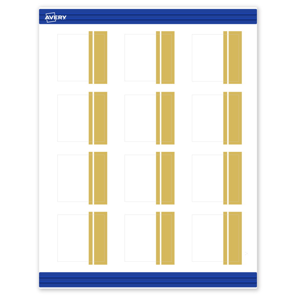Avery® Printable Cards With Sure Feed® Technology, 2"